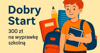 Dobry Start Chełmiec, 300 zł na wyprawkę szkolną