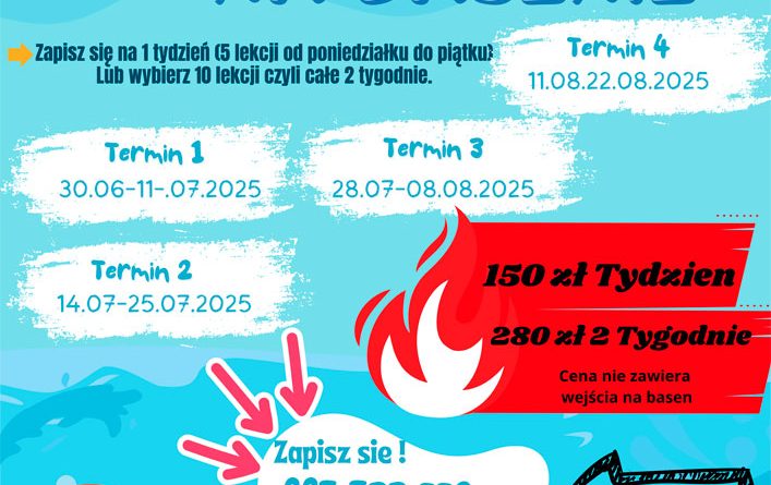 Kurs pływania w wakacje