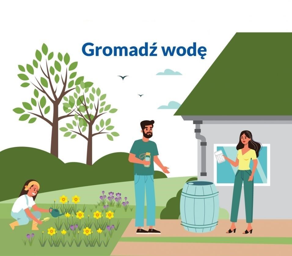 Małopolska Deszczówka 2025 w Gminie Chełmiec – rusza nabór wniosków na zbiorniki na deszczówkę