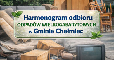 Chełmiec odpady wielkogabarytowe, harmonogram odbioru odpadów Chełmiec