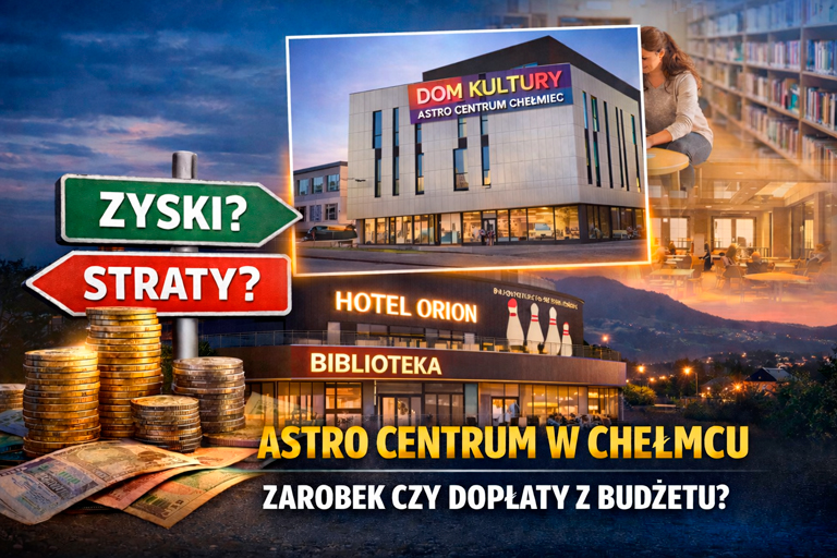 Astro Centrum w Chełmcu: czy mieszkańcy dokładają do hotelu i kręgielni? Coraz głośniej o zmianie przeznaczenia budynku