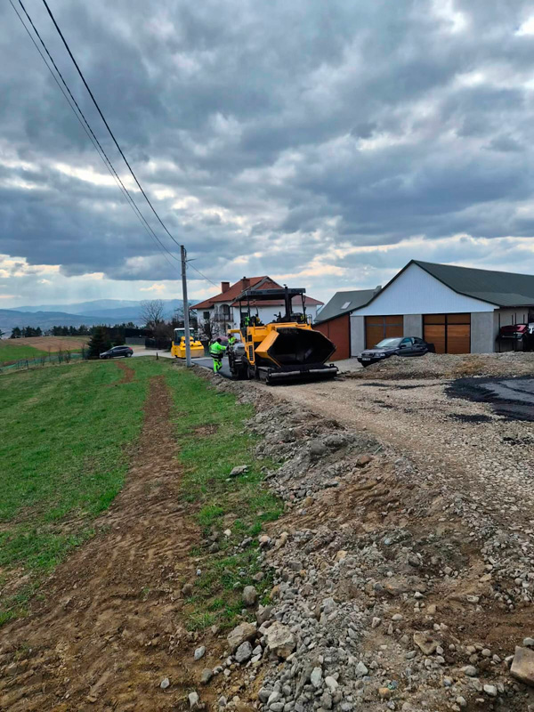 Zamknięcie drogi w Januszowej