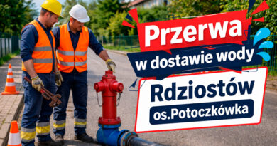 Przerwa w dostawie wody Rdziostów Potoczkówka