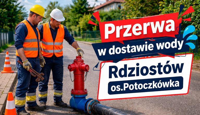 Przerwa w dostawie wody Rdziostów Potoczkówka