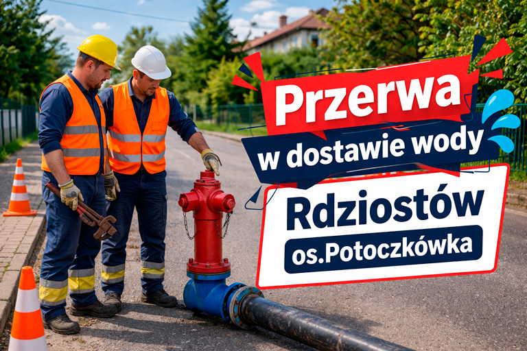 Przerwa w dostawie wody w Rdziostowie osiedla Potoczkówka