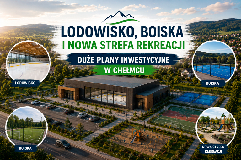 lodowisko Chełmiec, hala lodowiska