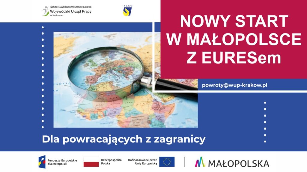 Ruszyła rekrutacja do projektu „Nowy Start w Małopolsce z EURESem