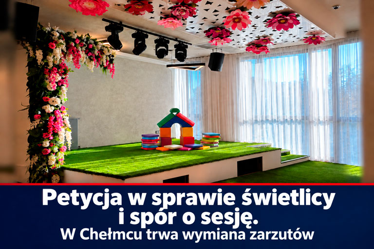 Petycja w sprawie świetlicy i spór o sesję. W Chełmcu trwa wymiana zarzutów