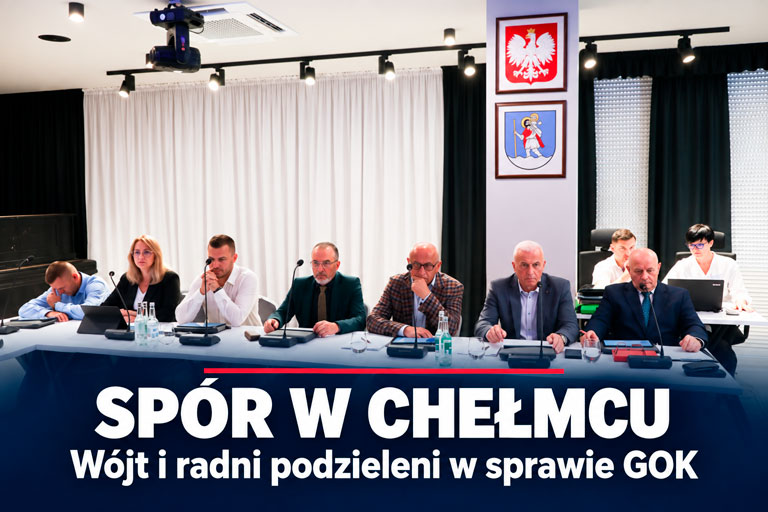 Spór w Chełmcu przybiera na sile. Wójt mówi o dzieciach, radni o kontroli nad GOK
