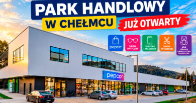 Park Handlowy w Chełmcu przy ul. Magazynowej 1 – nowy obiekt handlowo-usługowy w sąsiedztwie Aqua Centrum Chełmiec